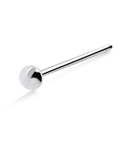 Circular Silver Straight Nose Stud NSKA-350